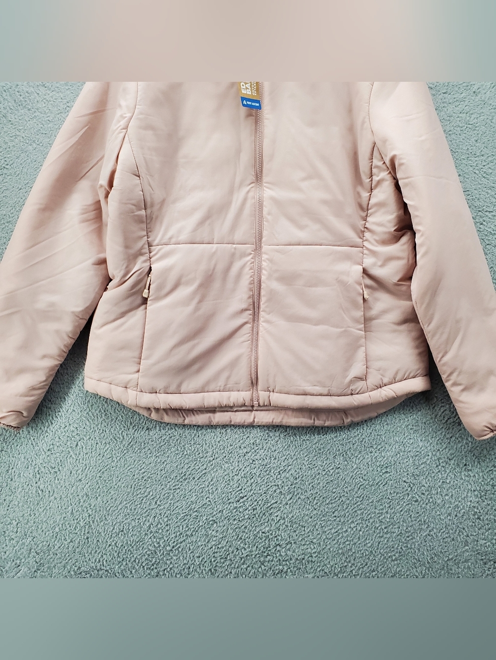 Eddie Bauer Astro Air Hoodie Jacket Womens Large Pink First Ascent NWT - Picture 7 of 11